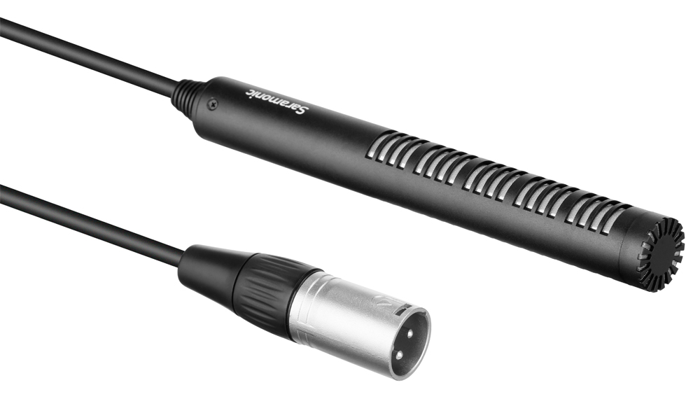 Saramonic SR-NV5X Short Shotgun Microphone with Hardwired XLR Cable