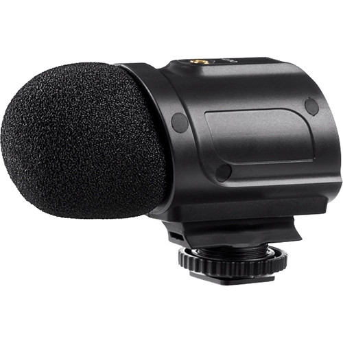 Saramonic SR-PMIC2 Mini Stereo Condenser Microphone with Integrated Shockmount