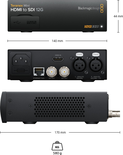 Blackmagic Teranex Mini HDMI to SDI 12G