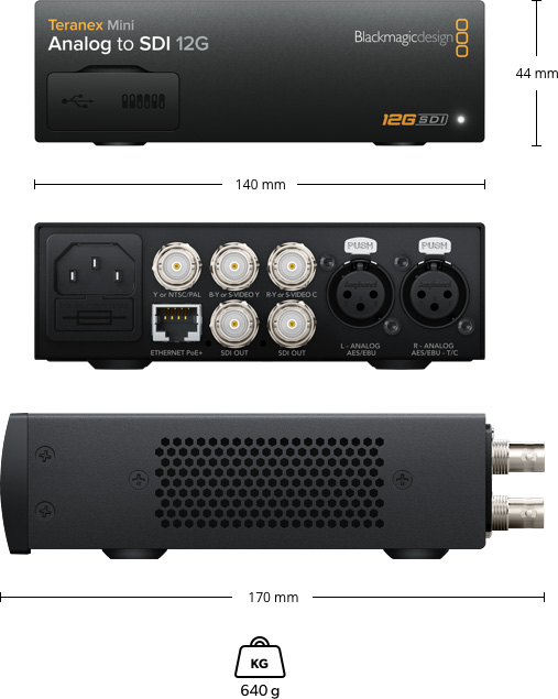 Blackmagic Teranex Mini Analog to SDI 12G