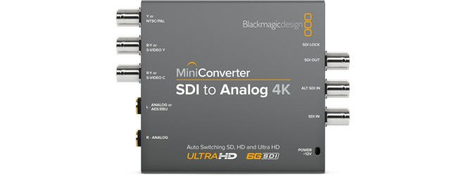 Blackmagic Mini Converter SDI to Analog 4K