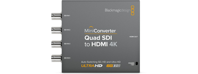 Blackmagic Mini Converter Quad SDI to HDMI 4K