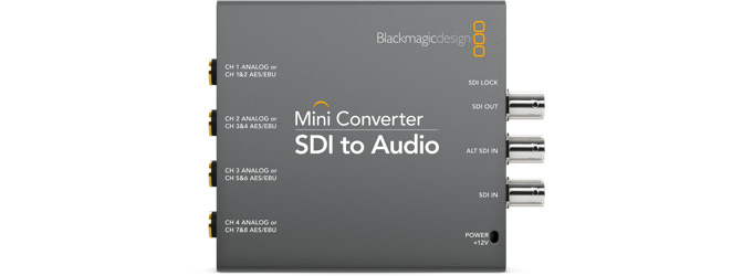 Blackmagic Mini Converter SDI to Audio