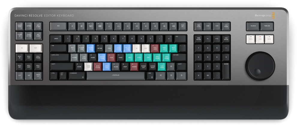 Blackmagic DaVinci Resolve Editor Keyboard