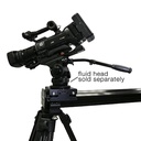 VariZoom VariSlider VSM1-C camera slider with 2 c-stand / low boy mounts