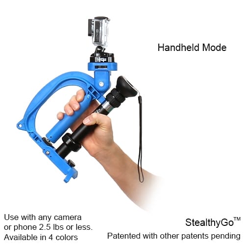 VariZoom STEALTHYGO Multi-Use Support Tripod, Stabilizer, monopod &amp; More