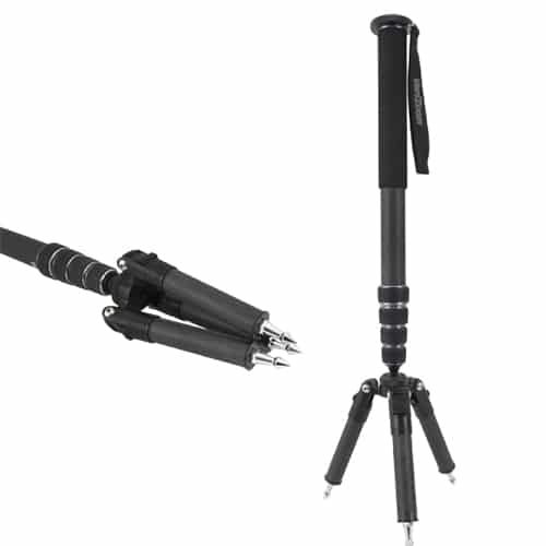 VariZoom CHICKENFOOT professional carbon fiber monopod for video and photo