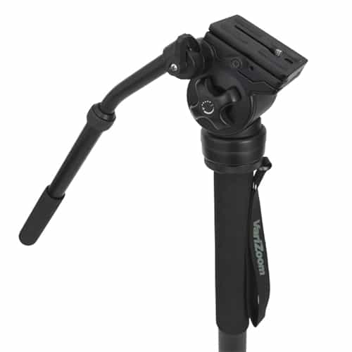 VariZoom CHICKENFOOT-HEAD carbon fiber monopod w/ fluid head