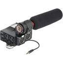 Saramonic MixMic Shotgun Microphone with Integrated 2-Channel Audio Adapter